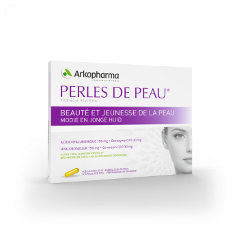 Perles de peau Beauté et jeunesse de la peau Arkopharma - boîte de 30 gélules