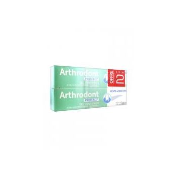 Arthrodont protect gel dentifrice fluoré - lot de 2 boîtes de 75 ml