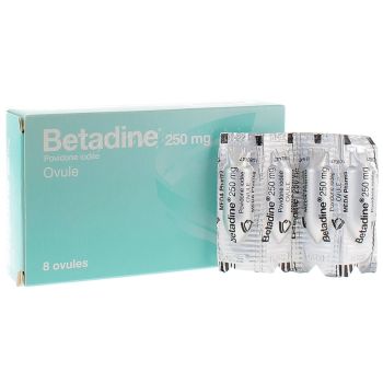 Betadine 250mg ovule - boîte de 8 ovules