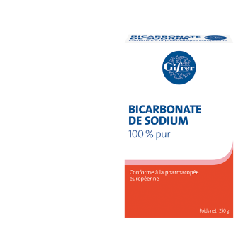 Bicarbonate de sodium Gifrer - boîte de 250 g