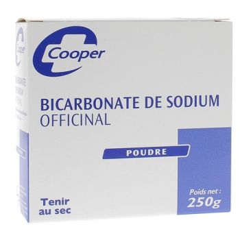 Bicarbonate de sodium officinal en poudre cooper - boite de 250 g