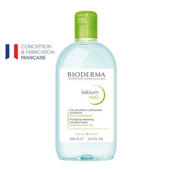 Sébium H2O Eau micellaire nettoyante purifiante - flacon de 500 ml