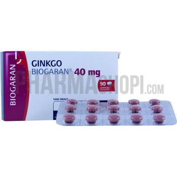 Ginkgo Biogaran 40mg comprimé pelliculé - boite de 90 comprimés