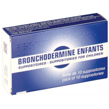 Bronchodermine enfants suppositoire - boîte de 10 suppositoires