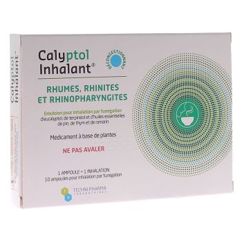 Calyptol inhalant émulsion pour inhalation par fumigation - boîte de 10 ampoules