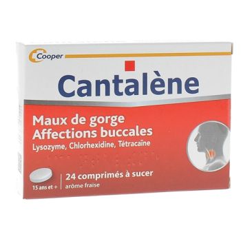 Cantalène comprimé à sucer - boîte de 24 comprimés