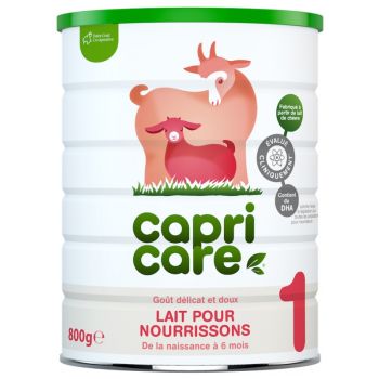 Lait pour nourrissons 1 de 0 à 6 mois Capricare - pot de 800 g