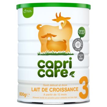 Lait de croissance 3 dès 12 mois Capricare - pot de 800 g