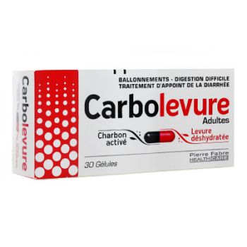 Carbolevure Adultes gélule - boîte de 30 gélules