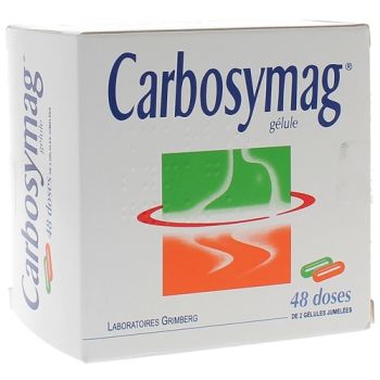 Carbosymag gélule - 1 boîtes de 48 doses (2 gélules jumelées) - 96 gélules