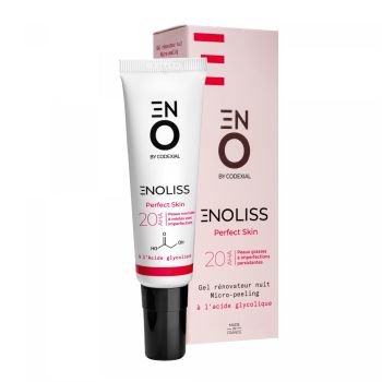 Enoliss Perfect Skin 20 AHA Gel rénovateur nuit micro-peeling ENO laboratoire Codexial - tube de 30 ml