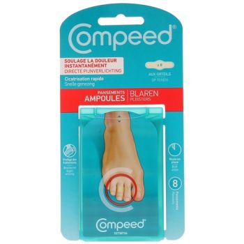 Pansements ampoules aux orteils Compeed - boîte de 8 pansements