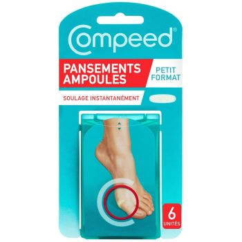 Pansements ampoules petit format Compeed - boîte de 6 pansements