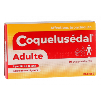 Coquelusédal Adultes - 10 suppositoires