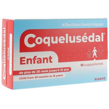 Coquelusédal enfants - boite de 10 suppositoires