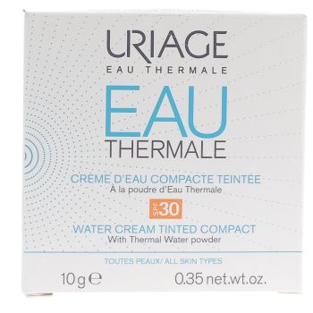 Crème d'eau compacte teintée SPF 30 Uriage - Poudrier de 10 g