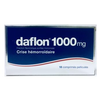 Daflon 1000mg comprimé - boite de 18 comprimés