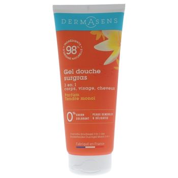 Dermasens gel douche surgras Tendre monoï Marque verte - tube de 200 ml