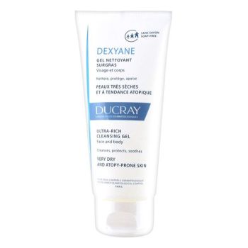 Dexyane Gel Nettoyant Surgras Ducray - tube de 100 ml