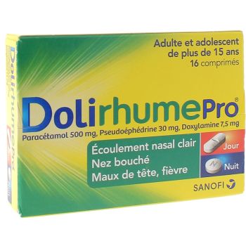 DolirhumePro comprimé jour et nuit - 16 comprimés