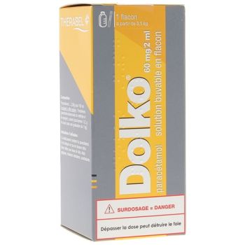 Dolko 60mg/2ml solution buvable - flacon de 90ml