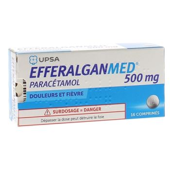 EfferalganMed 500mg comprimé - boîte de 16 comprimés