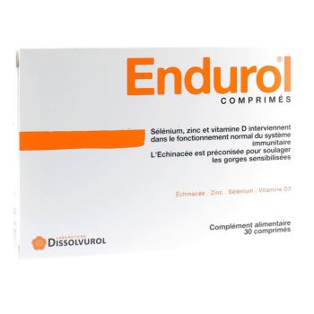 Endurol Vitamine D3 - boîte de 30 comprimés