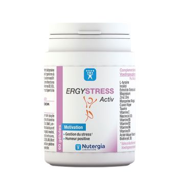 Ergystress Activ Nutergia - pot de 60 gélules