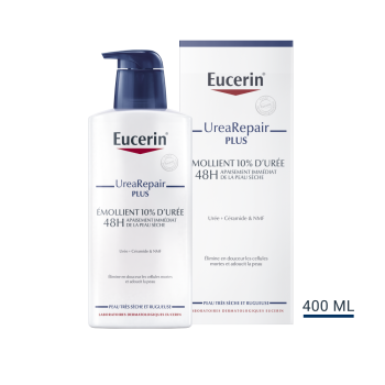 Complete repair émollient réparateur peau sèche riche 10% urée Eucerin - flacon de 400 ml