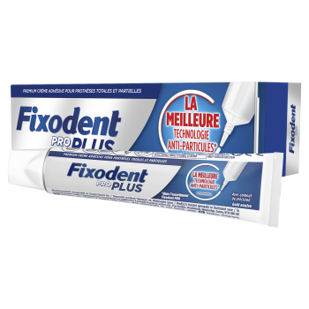 Fixodent pro anti-particules crème fixative appareils dentaires - Tube 40 g