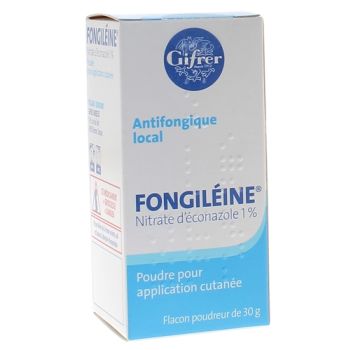 Fongiléine 1% poudre pour application cutanée - flacon de 30 g