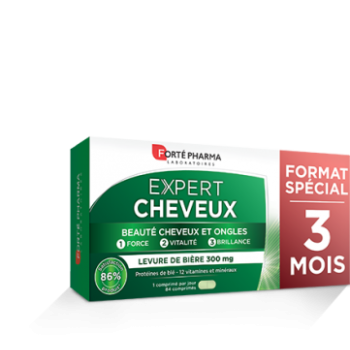 Expert cheveux Forté pharma - boîte de 84 comprimés