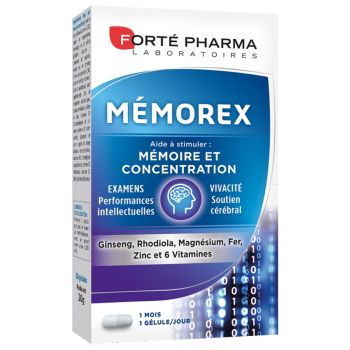 Memorex performances intellectuelles Forté Pharma - boîte de 30 gélules