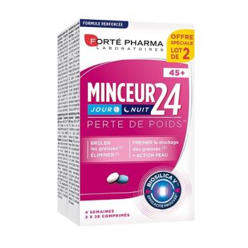 Minceur 24 fort 45+ perte de poids Forté Pharma - 2 boites de 28 comprimés