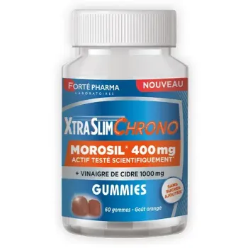 XtraSlim Chrono morosil Forté Pharma - pot de 60 gommes