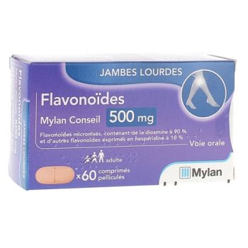 Flavonoïdes 500 mg Mylan comprimé pelliculé - 60 comprimés