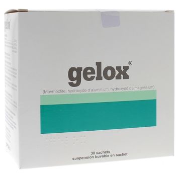 Gelox suspension buvable en sachet - boîte de 30 sachets