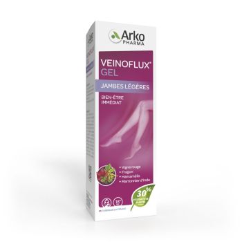 Gel Veinoflux circulation jambes légères Arkopharma - tube de 150ml