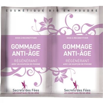 Gommage anti-âge régénérant BIO Secrets des fées - 2 sachets