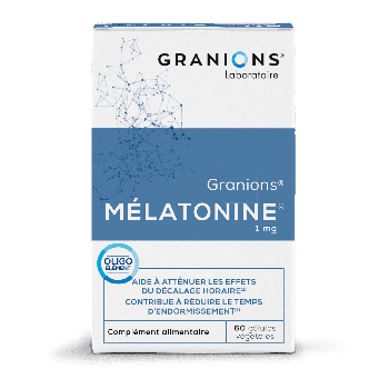 Mélatonine 1 mg gélule Granions - boite de 60 gélules