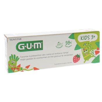 Gum kids dentifrice dès 3 ans - tube de 50 ml