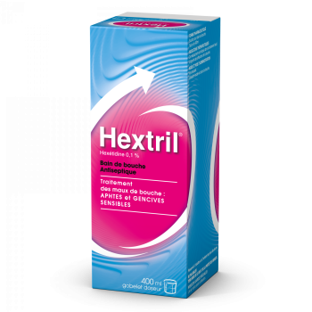 Hextril bain de bouche - flacon de 400 ml