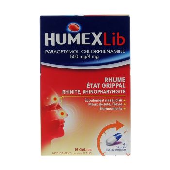 HumexLib rhume état grippal - 16 gélules