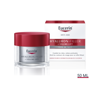 Hyaluron-Filler + volume-lift Soin de nuit Eucerin - Pot de 50 ml