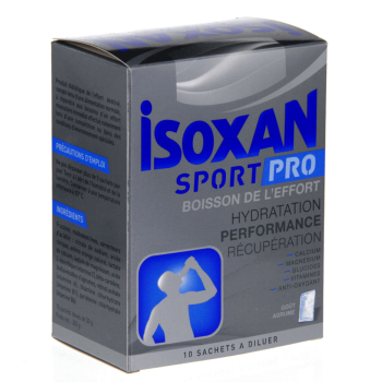 Isoxan PRO boisson de l'effort goût agrume - 10 sachets à diluer