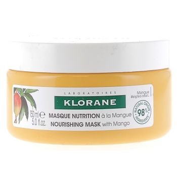 Masque nutrition à la mangue Klorane - pot de 150 ml