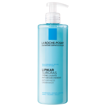 Lipikar surgras douche crème concentrée anti-dessèchement La Roche-Posay - Flacon de 400 ml