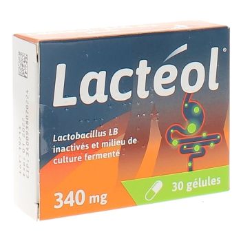 Lactéol 340mg - boîte de 30 gélules