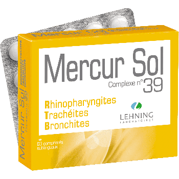 Mercur sol complexe n°39 Lehning - boite de 60 comprimés