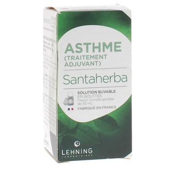 Santaherba asthme solution buvable en gouttes Lehning - flacon de 30 ml